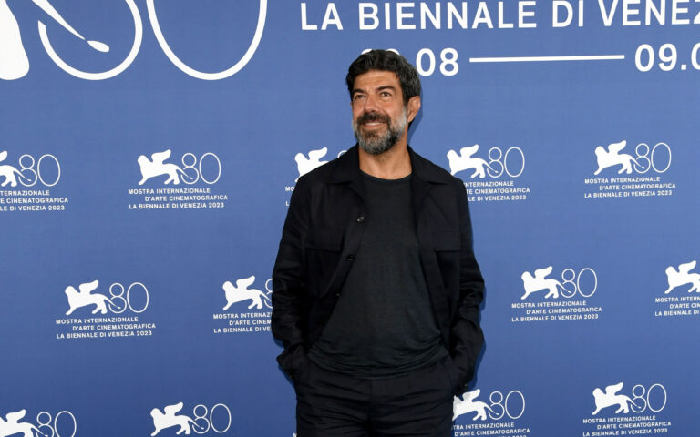 Venezia, 80th Venice Film Festival 2023, giorno 1 - Photocall film “Comandante”. Nella Foto Pierfrancesco Favino