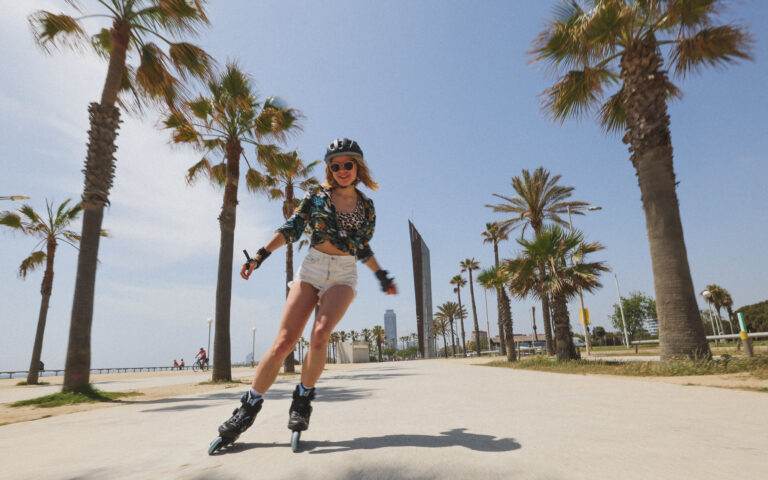 pattini a rotelle - modellarsi dalla vita in giù