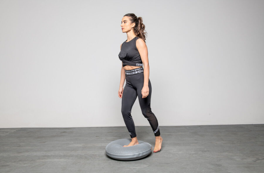 Gambe al top con gli affondi sul Big bump disc. In 5 varianti