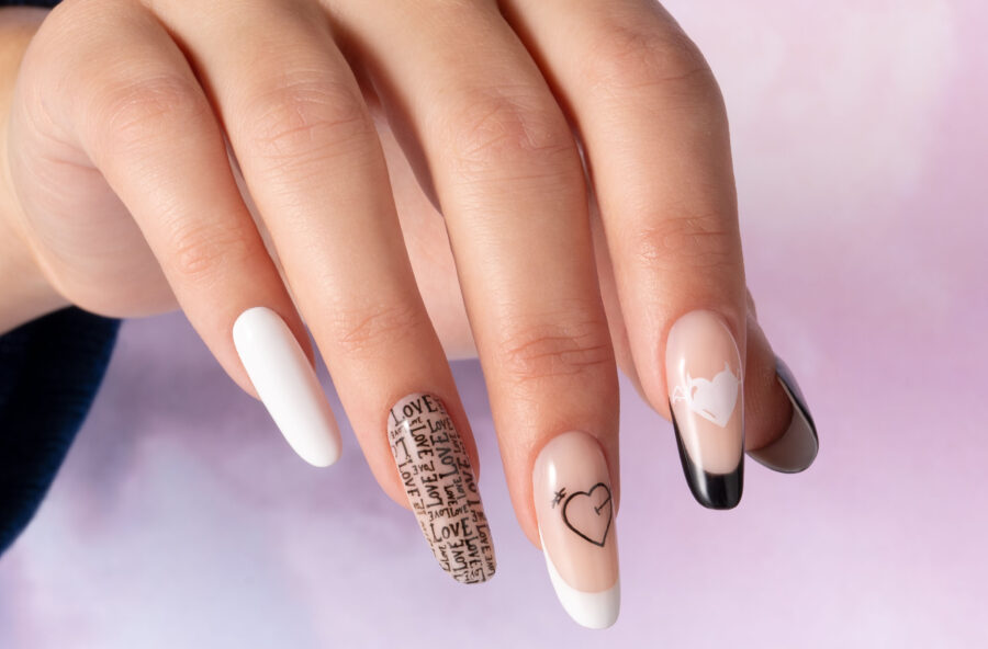 Nail art romantica per San Valentino