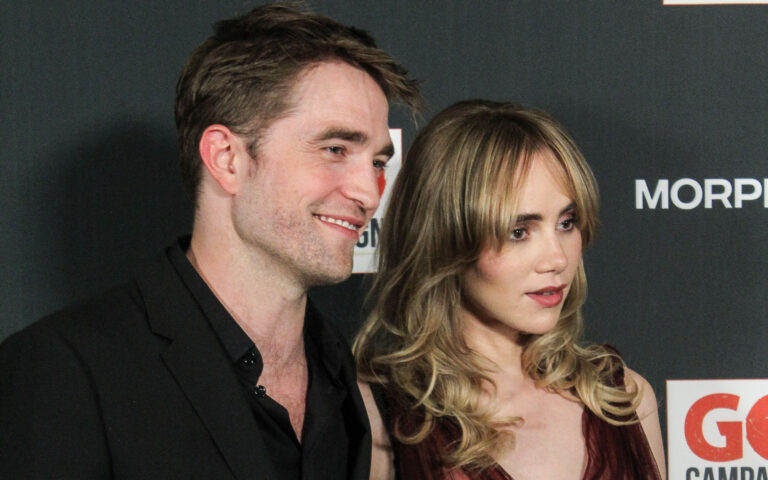 Robert Pattinson and Suki Waterhouse arrive at the GO Campaign's Annual GO Gala held at Citizen News in Los Angeles, CA on Saturday, October 21, 2023. (Photo By Conor Duffy/Sipa USA)
