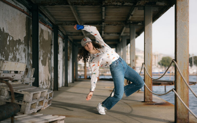 Alessandrina performs during the filming of Zeta in Messina, Italy, on January 17, 2024 Alessandrina performs during the filming of Zeta in Messina, Italy, on January 17, 2024