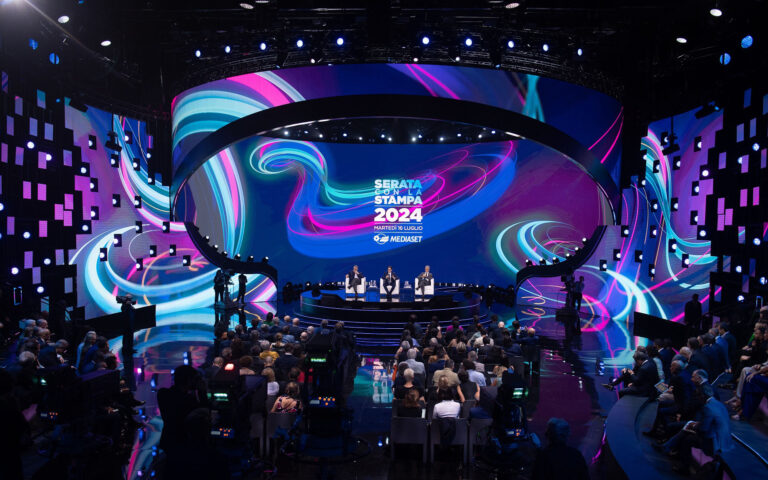 Mauro Crippa;Pier Silvio Berlusconi;Federico Di Chio Mauro Crippa;Pier Silvio Berlusconi;Federico Di Chio