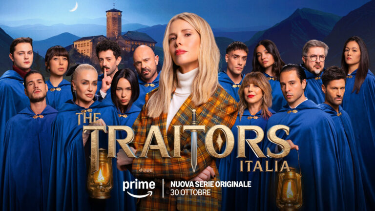 PrimeVideo_TheTraitorsItalia_Poster_Orizz PrimeVideo_TheTraitorsItalia_Poster_Orizz