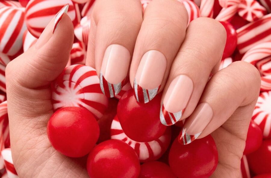 Nail art: per le feste scegli una manicure bon bon
