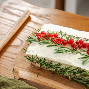 Torta salata di Natale allo speck