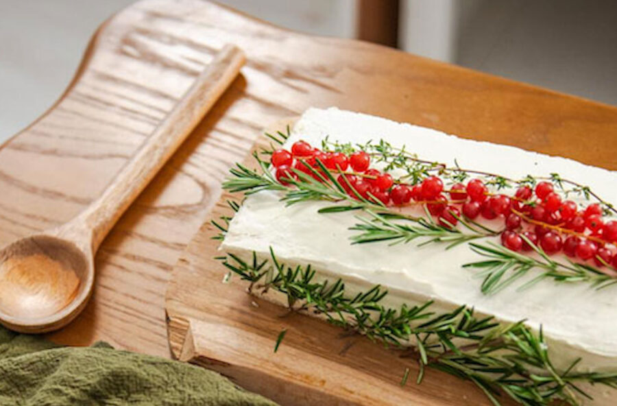 Torta salata di Natale allo speck