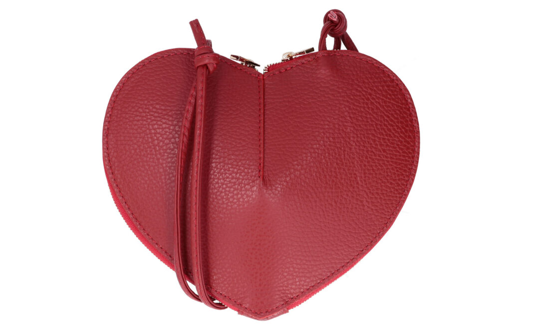 Borsa a tracolla in pelle Love Me Bag Le Corone Bags (su QVC.it, 63,90).