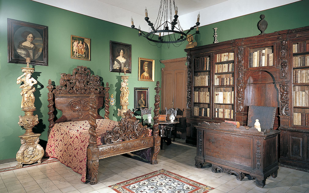 La camera degli ospiti della Casa del Podest&agrave;