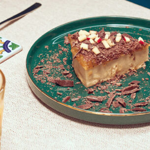 Applepairing: crostata fredda di mele e cioccolato