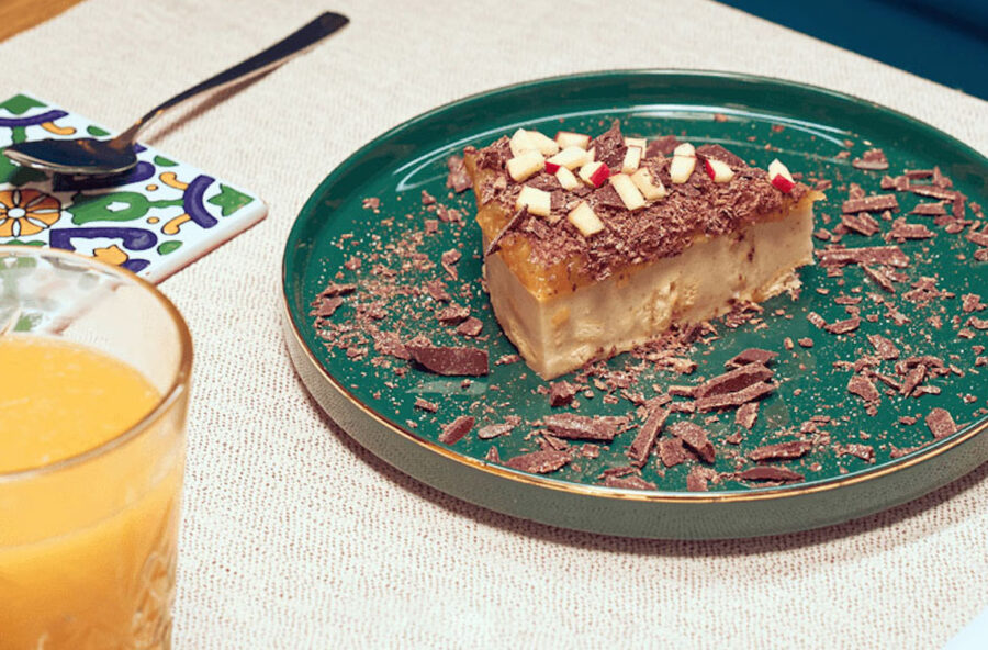 Applepairing: crostata fredda di mele e cioccolato