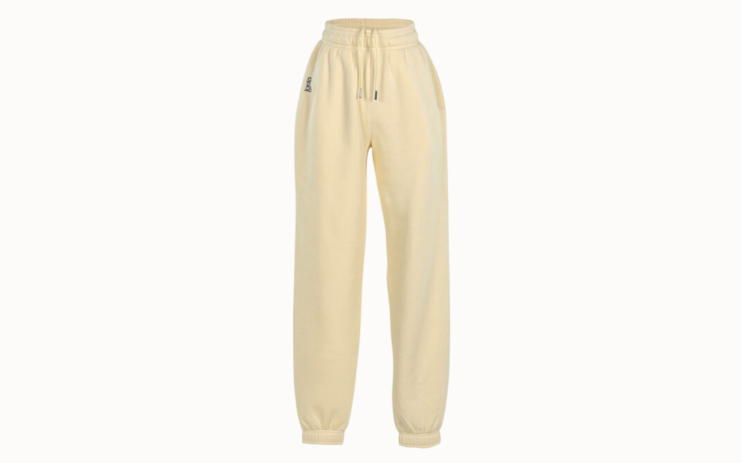 Pantalone-color-Butter-,-con--vita-elasticizzata-con-coulisse,-fondo-che-si-stringe-alla-caviglia.--Igeia--55-euro-igeia.shop- Tute in città
