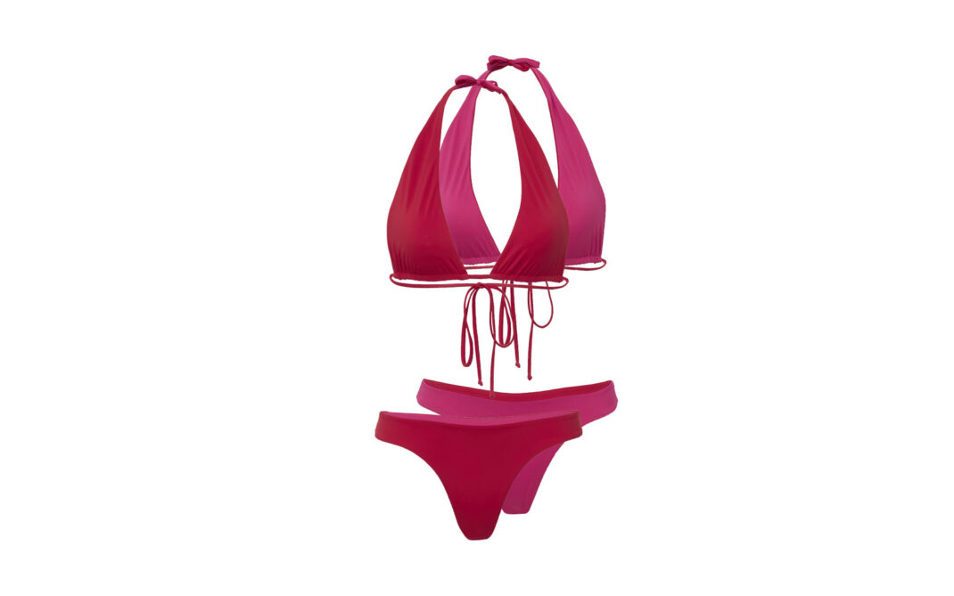 Bikini--rosso-reversibile-rosa-.Festa-Foresta-festa-foresta-.com Moda: estate in equilibrio