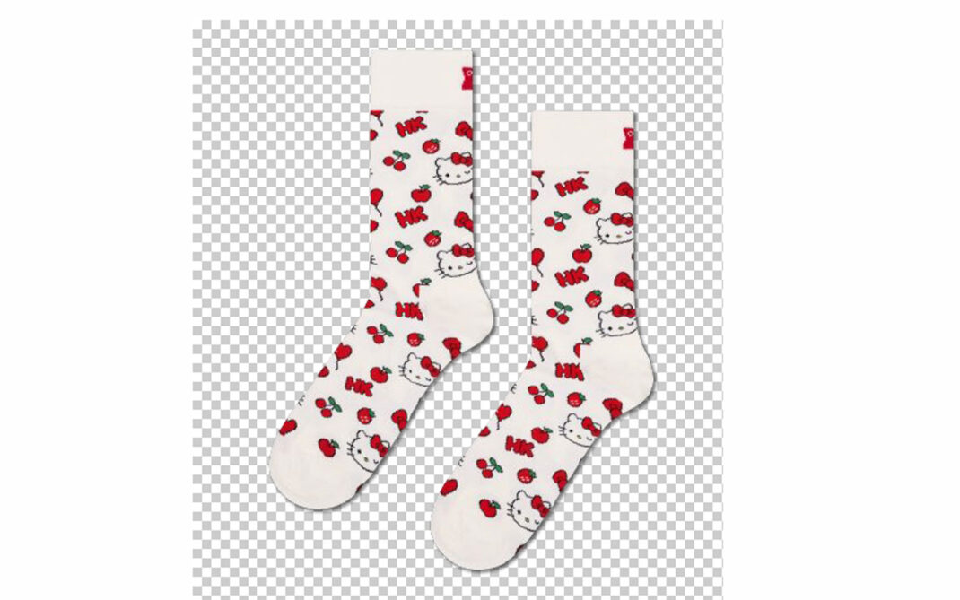 Calze-in-fantasia,-dedicate-a-hello-Kitty,-sonon-realizzate-in-morbido-cotone-Happy-Socks--14-euro-happysocks.com Frutta di stagione... da indossare