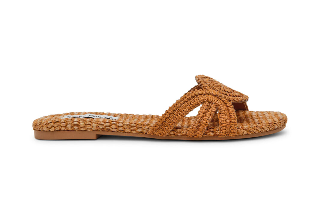 Ciabattina-flat-in-rafia-color-caramello.Steven-Madden-stevemadden.it- Moda: estate in equilibrio
