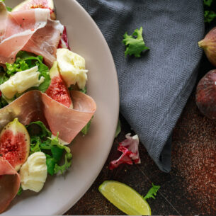 Insalata di fichi e bresaola