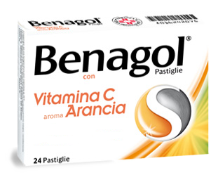 BENAGOL VIT C 24PAST ARANCIA