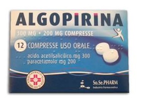ALGOPIRINA 12CPR 300MG+200MG