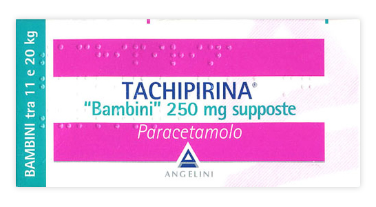 TACHIPIRINA BB 10SUPP 250MG