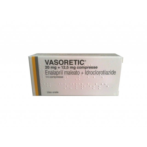 VASORETIC 14CPR 20MG+12,5MG