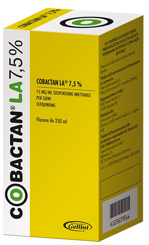 COBACTAN LA 7,5% FL250ML SUINI COBACTAN LA 7,5% FL250ML SUINI