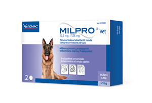 MILPRO VET 2CPR 12,5+125MG CAN
