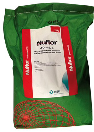 NUFLOR 40MG/G SACCO 25KG