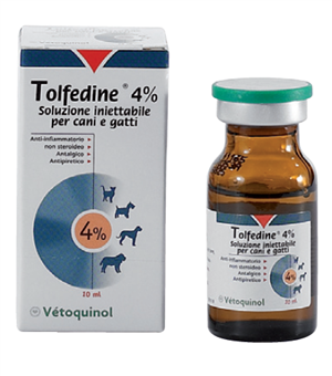 TOLFEDINE INIET FL 10ML40MG/ML
