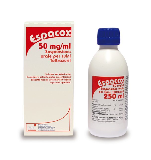 ESPACOX OS SOSP 250ML 50MG/ML