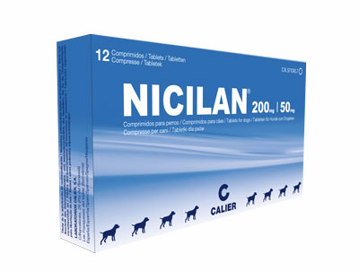NICILAN 12CPR 200MG+50MG CANI