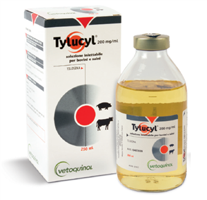 TYLUCYL INIET FL250ML 200MG/ML
