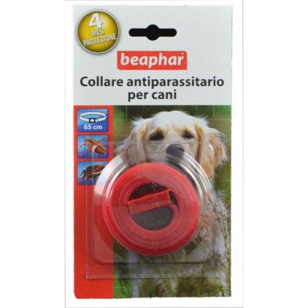 COLLARE ANTIPAR ROSSO CANE65CM COLLARE ANTIPAR ROSSO CANE65CM