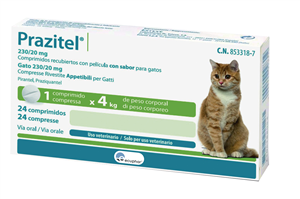 PRAZITEL GATTO 24CPR 230+20MG PRAZITEL GATTO 24CPR 230+20MG