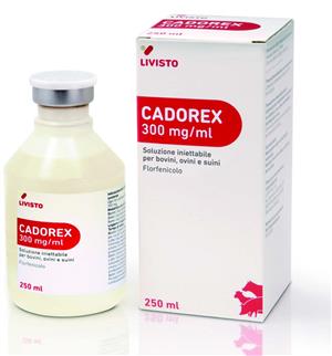 CADOREX INIET 250ML 300MG/ML