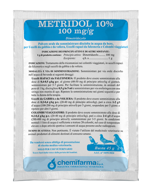 METRIDOL 10% OS BUSTA 45G