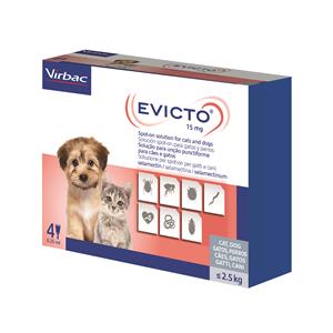 EVICTO 4PIP <2,5KG 15MG GA/CA EVICTO 4PIP <2,5KG 15MG GA/CA