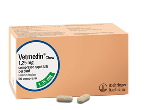 VETMEDIN CHEW 50CPR 1,25MG