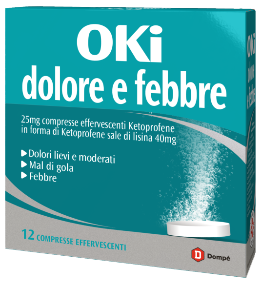 OKI DOLORE E FEBBRE 12CPR EFF