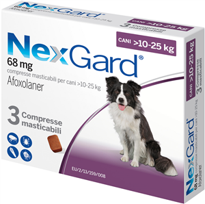 NEXGARD 3CPR 10-25KG 68MG NEXGARD 3CPR 10-25KG 68MG