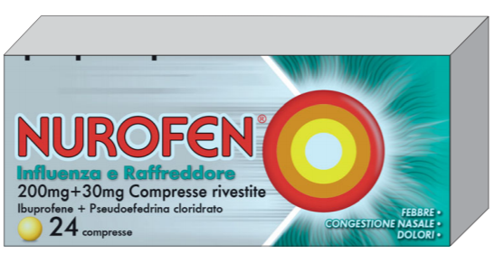 NUROFEN INFLUENZA RAFFR 24CPR