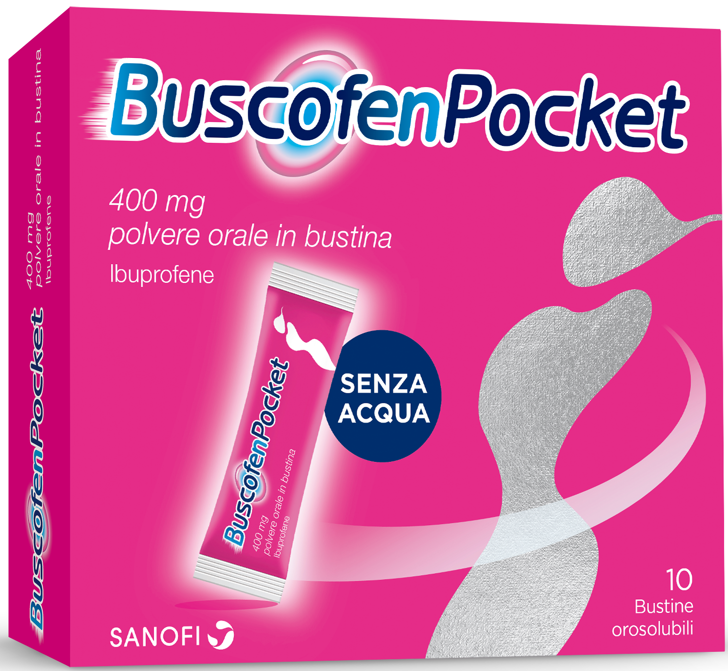 BUSCOFENPOCKET OS 10BUST 400MG