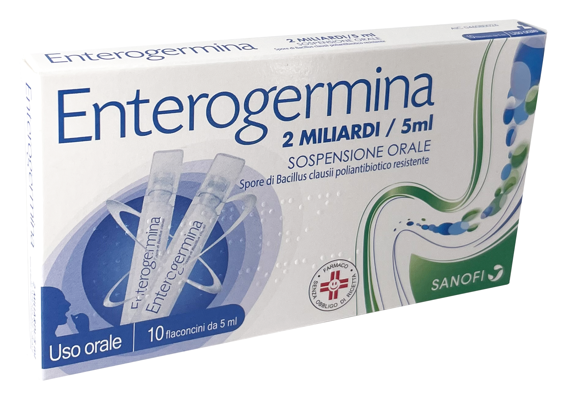 ENTEROGERMINA OS 10FL 2MLD/5ML