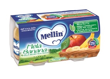 MELLIN OMOG MELA BANANA 2X100G