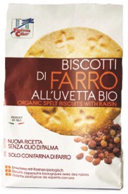 BISCOTTI FARRO UVET 250G BIO