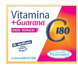 VITAMINA C+GUARANA 24CPR