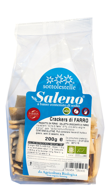 CRACKERS DI FARRO S/SALE 200G