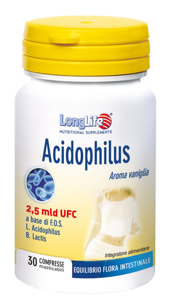 LONGLIFE ACIDOPHILUS 30CPR MAS