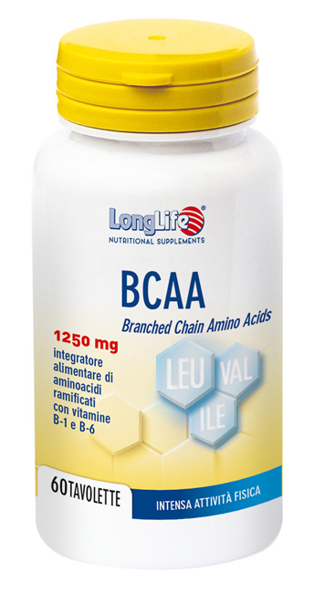 LONGLIFE BCAA 1250MG 60TAV