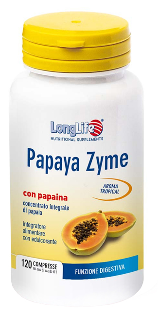 LONGLIFE PAPAYA ZYME 120CPR