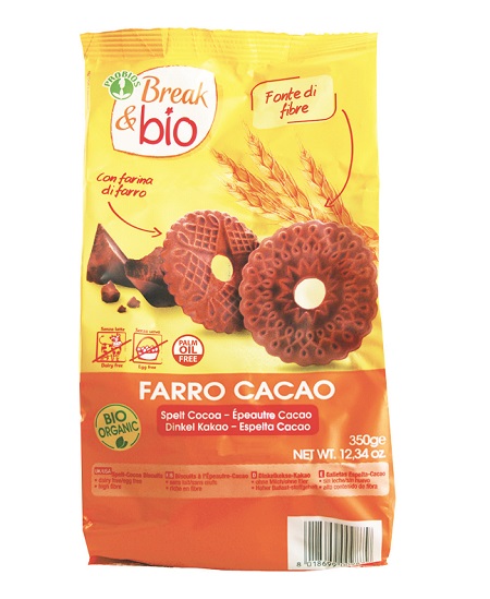 B&B BISCOTTI FARRO CACAO 350G